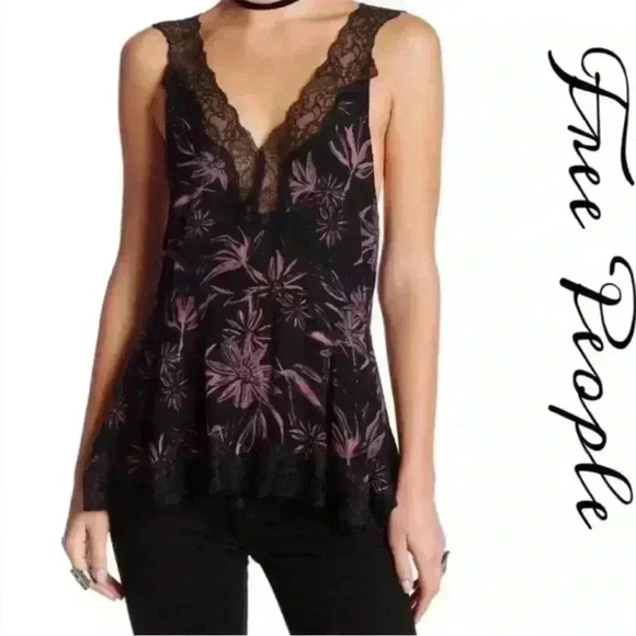 Intimately Free People Bell Flower V Tunic Tank - Picture 1 of 12